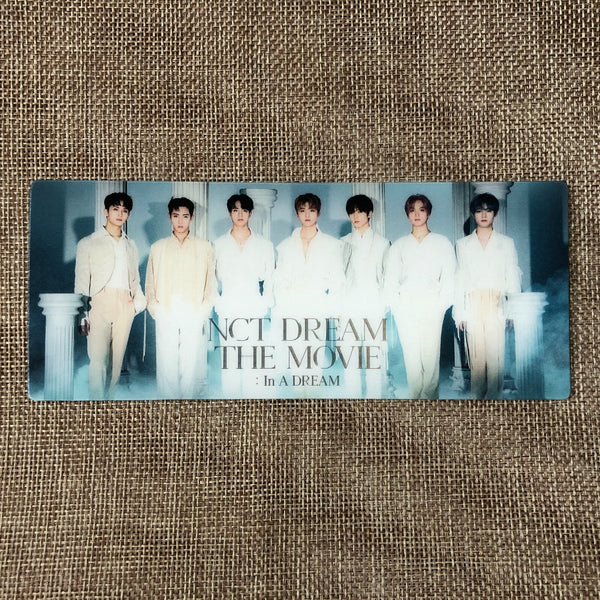 NCT DREAM GROUP [THE MOVIE : In A Dream] Official Lenticular Ticket Photocard