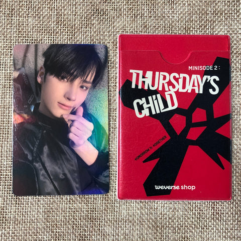 TXT HUENINGKAI [Minisode 2 Thursday's Child] Official Photocard Set, Weverse /+G