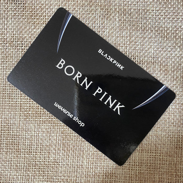 BLACKPINK JISOO [ Born Pink ] Official Photocard, WEVERSE POB / New, Rare / Gift