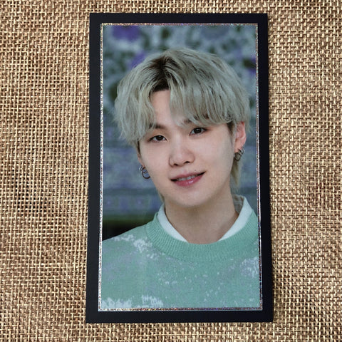 BTS SUGA [PTD PERMISSION TO DANCE ON STAGE] Official Message Card Photocard /+G