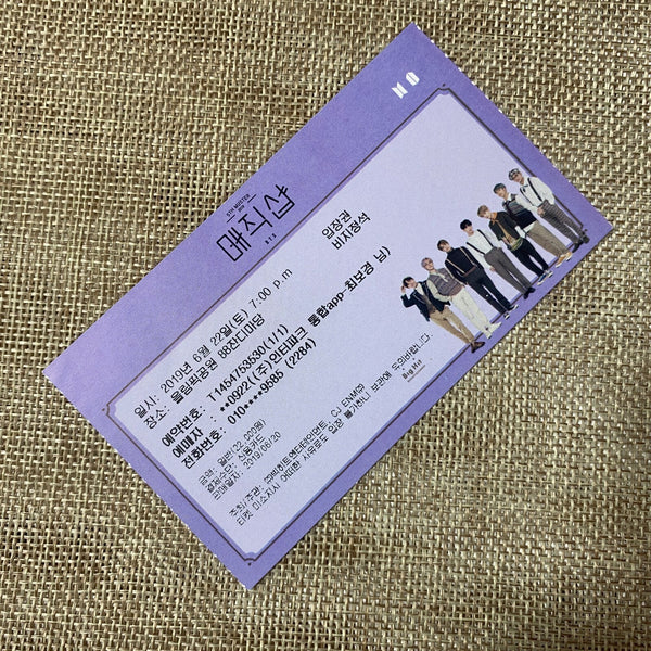 BTS 2019 [5th Muster Magic Shop] Official Fan Meeting Ticket / New, Rare / Gift