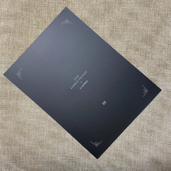 BTS RM Rap Monster [ 2019 Summer Package ] Mini Poster Photocard / New, Rare / G