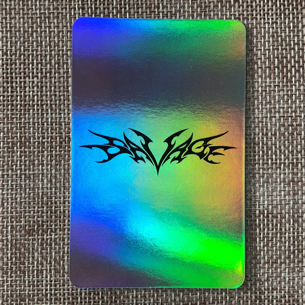 AESPA WINTER [ SAVAGE ] Official AR Clip Photocard, P.O.S Ver / New / Gift