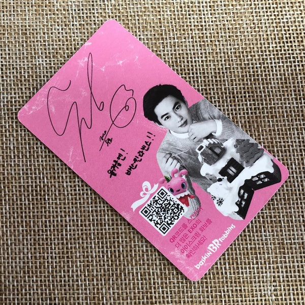 EXO SUHO [ Baskin Robbins ] Official Photocard, EXO-K / New, Rare / Gift