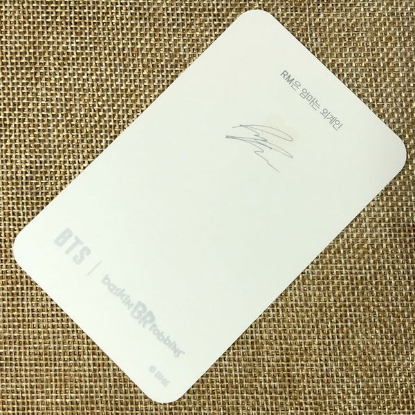 BTS RM [ Baskin Robbins Promo ] Official Limited Photocard / New / Gift