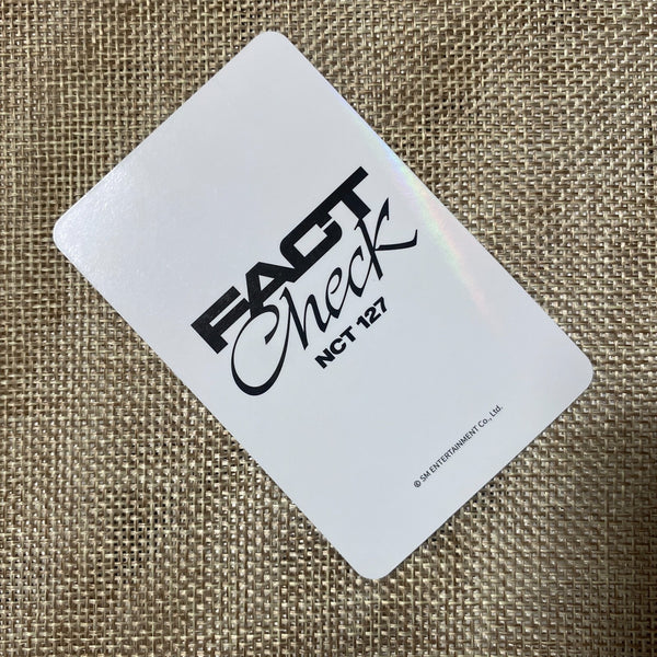 NCT 127 JUNGWOO [Fact Check] Official Photocard, Hottracks Event Hologram / Gift