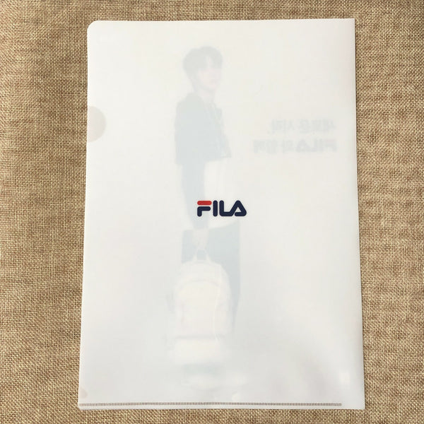 BTS JIN [ FILA ] Official Clear File Holder / New, Rare / Gift