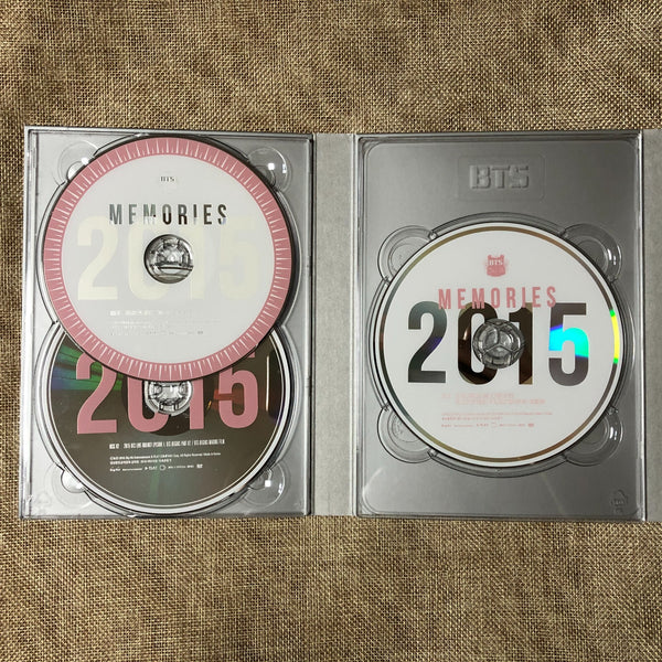 BTS [ Memories of 2015 ] Official DVD Region 1,3,4,5,6 + Photobook / EN
