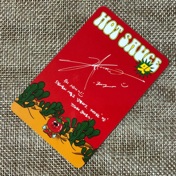 NCT DREAM JENO [ HOT SAUCE ] Official Photocard, Crazy Ver / New / Gift