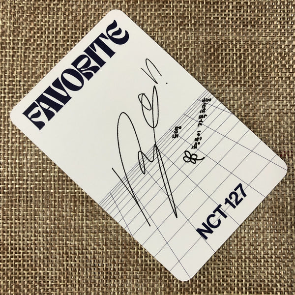 NCT 127 DOYOUNG [FAVORITE] Official Photocard, 3rd Repackage CATHARSIS / Gift