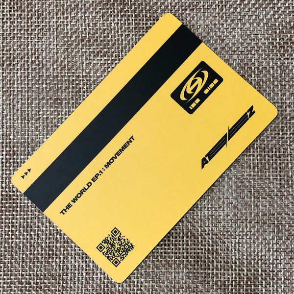 ATEEZ WOOYOUNG [THE WORLD EP.1 : MOVEMENT] Official ID Photocard, Diary Ver. /+G