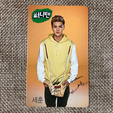 EXO SEHUN #1 [ SUNNY TEN SUNNY 10 ] Official Photocard, EXO-K / New / Gift