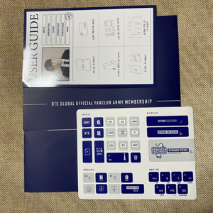 BTS SUGA [Fanclub ARMY 8th Membership Kit] User Guide + Key Sticker + Poster /+G