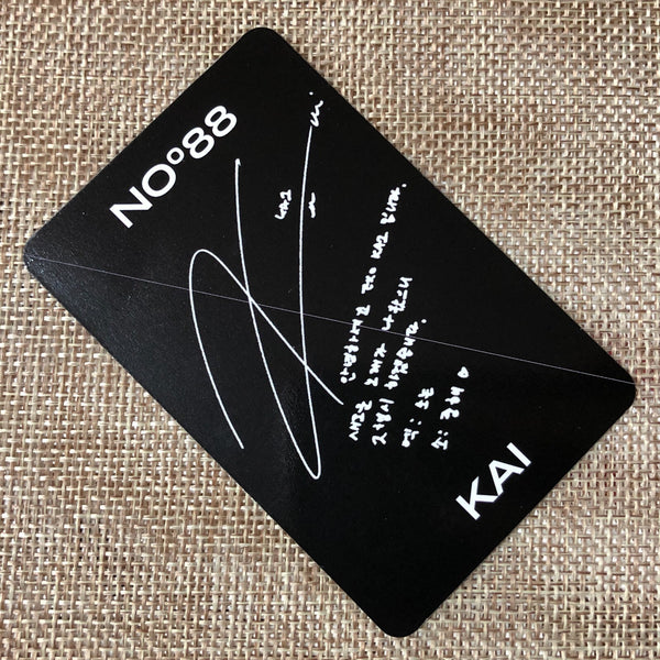 EXO KAI [ Obsession No 88 ] Official Photocard, 6th / New, Rare / Gift