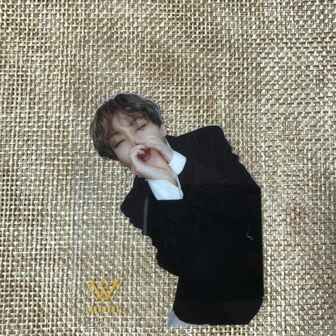 The Rose Kim Woo Sung [WOLF] Official Transparent Clear Photocard / New, Rare