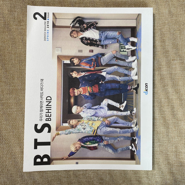 BTS 2018 [DICON Dispatch Magazine Behind BTS] Official Photobook, 222p / Gift