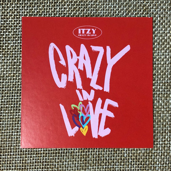 ITZY CHAERYEONG #2 [CRAZY IN LOVE] Official Preorder Special Photocard / Gift