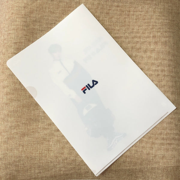 BTS SUGA [ FILA ] Official Clear File Holder / New, Rare / Gift