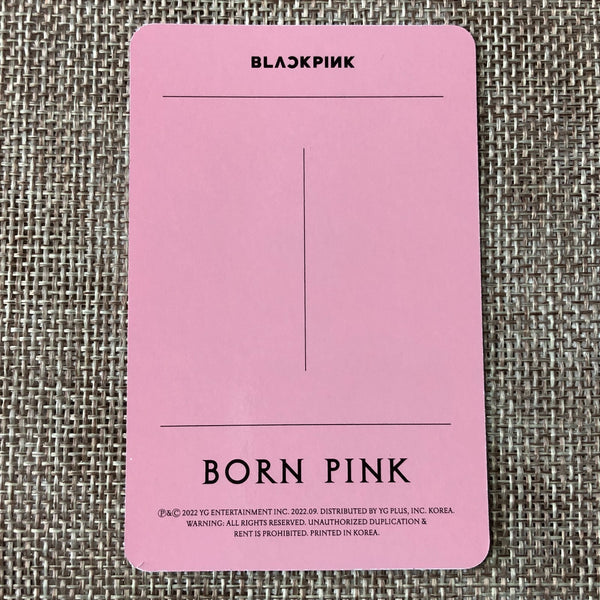 BLACKPINK ROSE [ Born Pink Pink Ver. ] Official Photocard / New / Gift