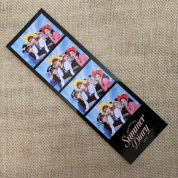 BLACKPINK GROUP [ 2021 Summer Diary ] Official 4cut Photo Photocard / New / Gift