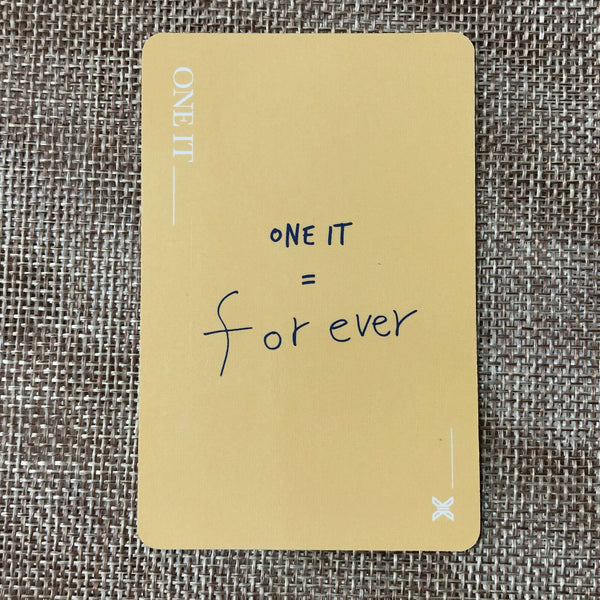 X1 MINHEE #2 [ ONE IT ] Official Photocard, Fanclub Membership Kit / New / Gift