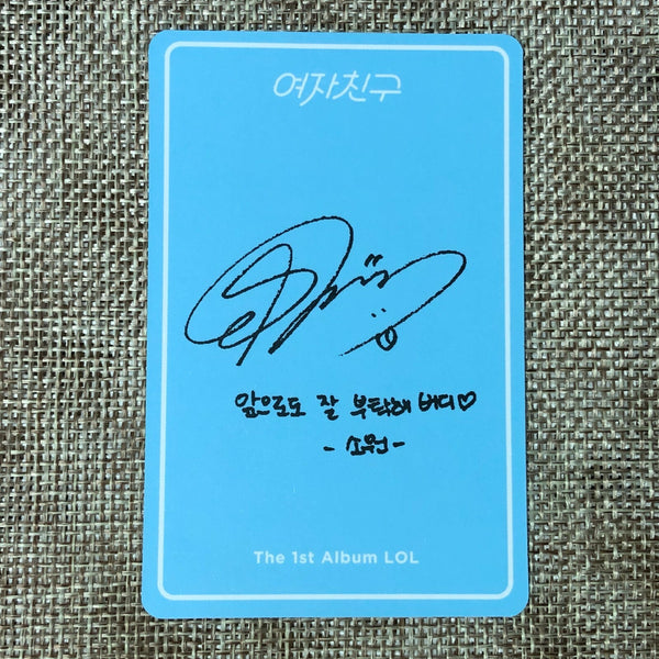 GFRIEND SOWON [ LOL ] Official Photocard, The 1st Album / New / Gift