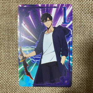 Solo Leveling Sung Jin-woo Card / Chess Game / Rare Official Collector Item /+G