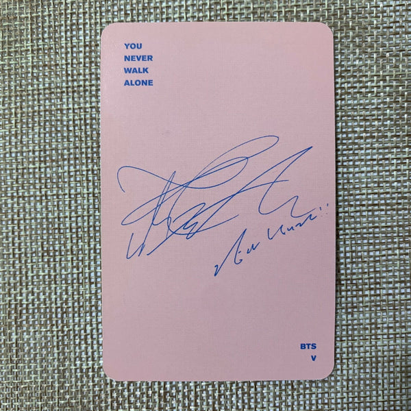 BTS V Taehyung [YNWA You Never Walk Alone] Official Photocard / New, Rare / Gift