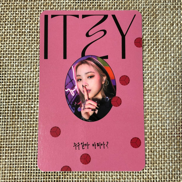 ITZY RYUJIN #5 [ GUESS WHO ] Official Special Photocard / New / Gift