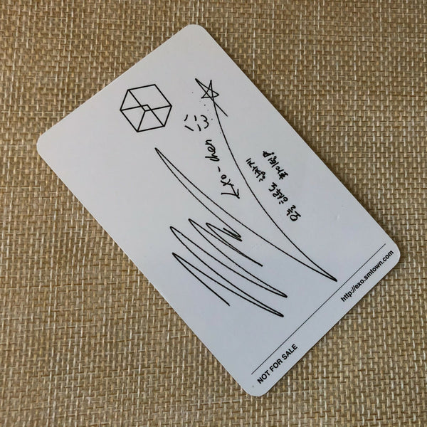 EXO CHEN [ EXODUS ] Official Photocard, 2nd Album Korean Ver / New / Gift