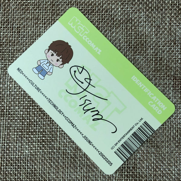 NCT JISUNG [ CCOMAZ GROCERY STORE ] Official ID Card Photocard / New / Gift