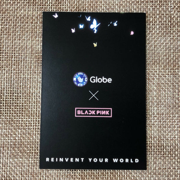 BLACKPINK ROSE [ Globe X BLACKPINK ] Official Photocard / New / Gift