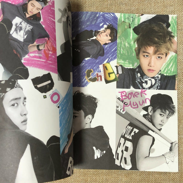 EXO GROUP [ XOXO Photobook ] Official 1st Album KISS Ver / New, Rare / Gift