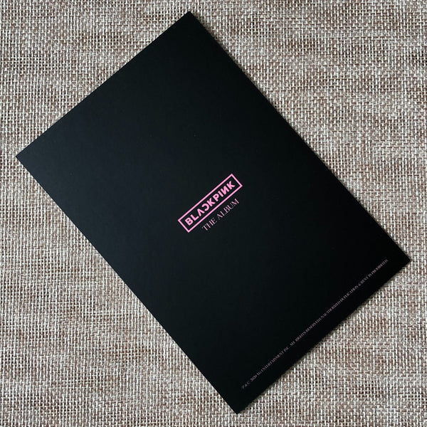 BLACKPINK JENNIE #1 [ THE ALBUM ] Official Postcard, 1st Full Album / New / Gift