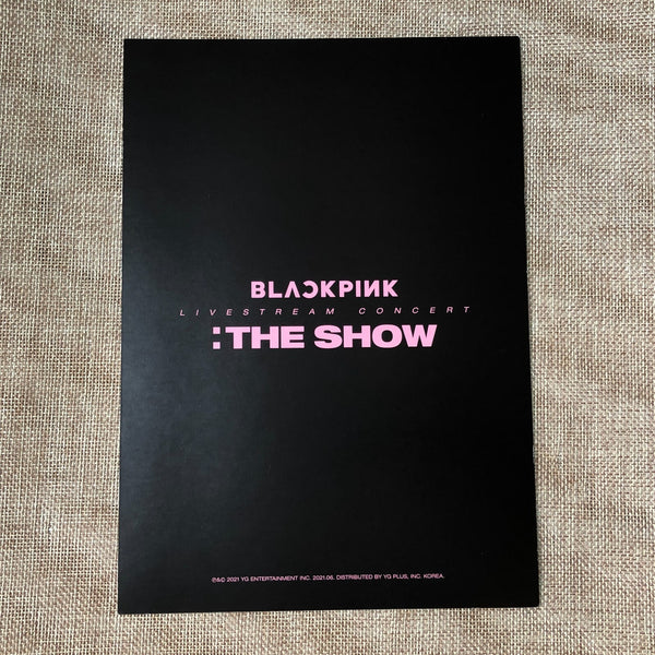 BLACKPINK GROUP #1 [ THE SHOW DVD ] Official Postcard Poster / New / Gift