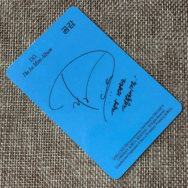 EXO D.O. [ Empathy ] Official Photocard, 1st Mini Solo / New / Gift