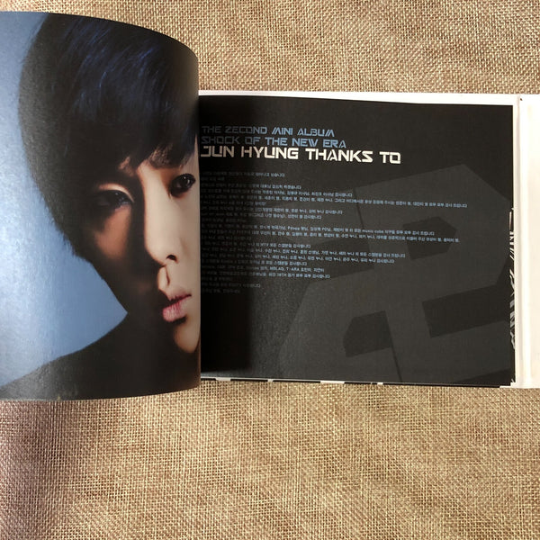 BEAST HAND SIGNED [Shock of the New Era] 2nd Mini Album Autographed, NO PC / New