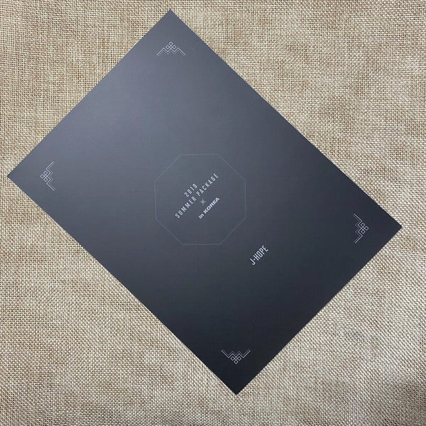 BTS J-HOPE [ 2019 Summer Package ] Mini Poster Photocard / New, Rare / Gift