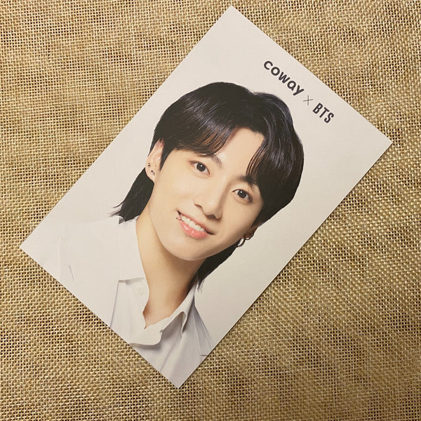 BTS JUNGKOOK #2 [BTS x COWAY] Official Postcard Photocard Limited / New, Rare