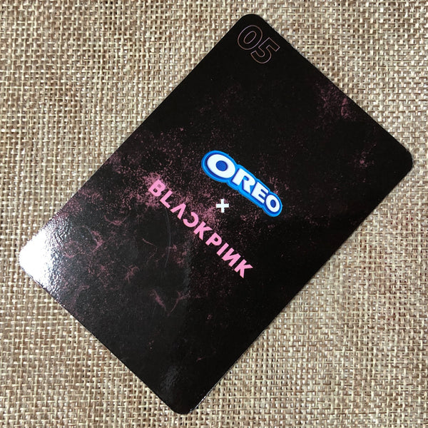BLACKPINK GROUP [ OREO X BLACKPINK ] Official Limited Photocard / New / Gift
