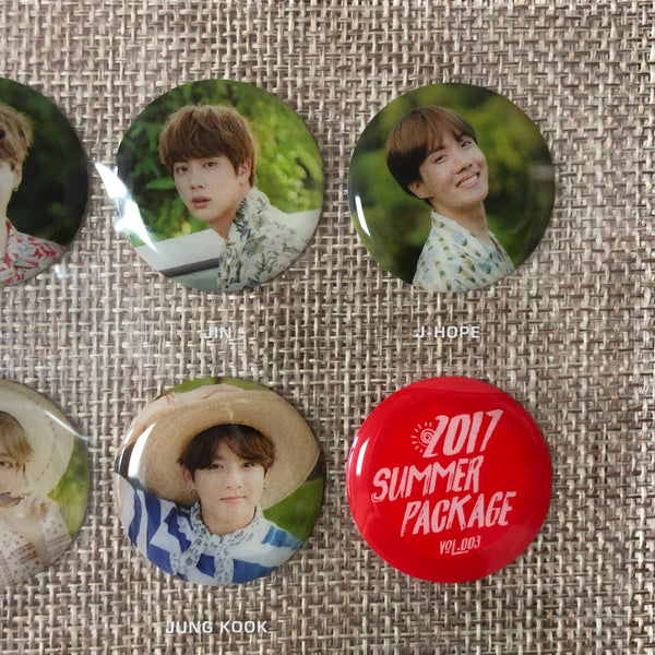 BTS GROUP [ 2017 Summer Package ] Face Photo Sticker / New / Gift