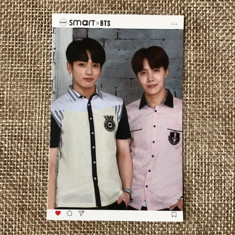 BTS JUNGKOOK J-HOPE [BTS X Smart Uniform] Official Photocard / New, Rare / Gift
