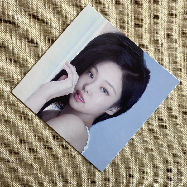 BLACKPINK JENNIE [THE ALBUM] Official Square Photocard Postcard, 15cm / Gift