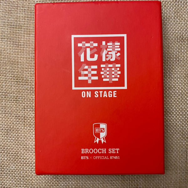 BTS 2015 [ HYYH Life On Stage ] Official Brooch Set Badge / New, Rare / Gift