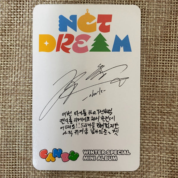 NCT DREAM CHENLE [Winter Special Candy] Official Photocard, SMini Ver. / Gift