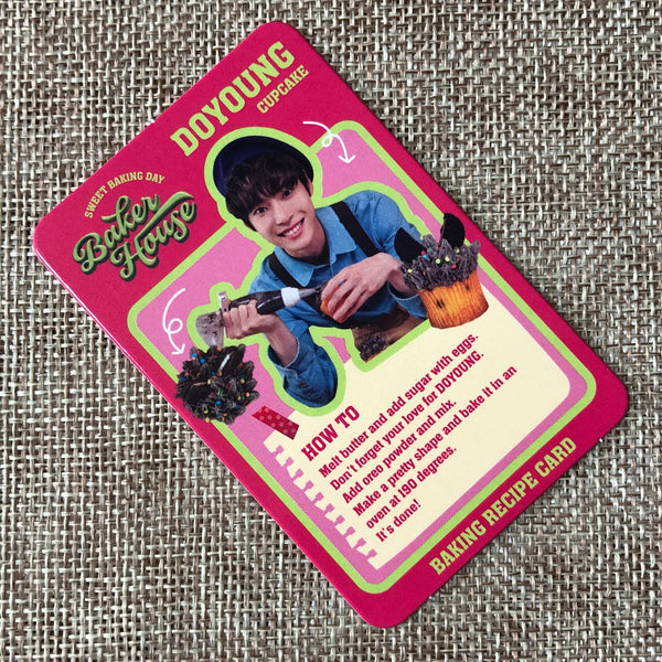 NCT 127 DOYOUNG [ BAKER HOUSE ] Official Recipe Card Photocard / New / Gift