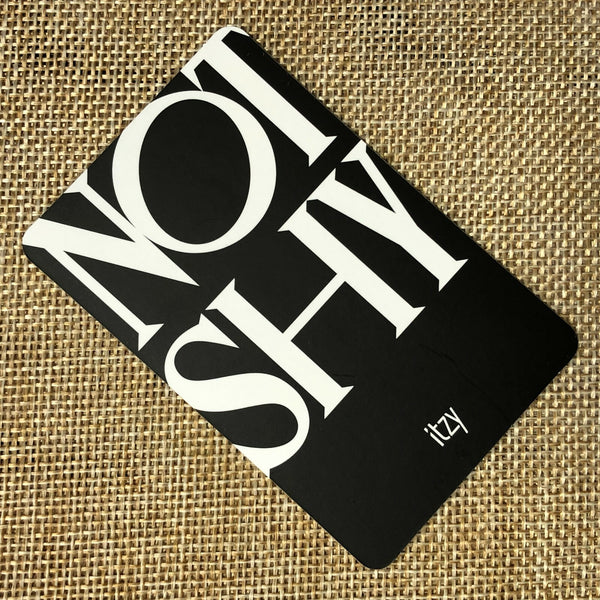 ITZY LIA YEJI [ NOT SHY ] Official Photocard, 3rd Mini Album / New / Gift