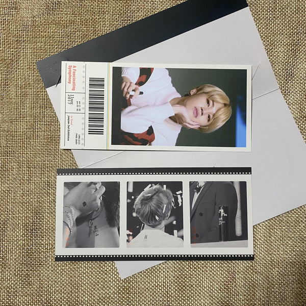 BTS JIMIN [JAMJAM Exhibition Photo Ticket 2ea, Photocard Set] / New, Rare / Gift