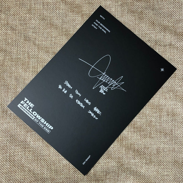 ATEEZ JONGHO [THE FELLOWSHIP : BEGINNING OF THE END DVD] Official Mini Poster