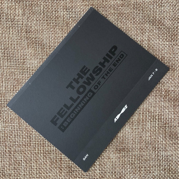 ATEEZ SAN [THE FELLOWSHIP : BEGINNING OF THE END DVD] Official Polaroid Photo